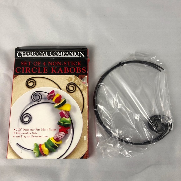 NIB Kabob set of 4 circular design non stick - Picture 15 of 16